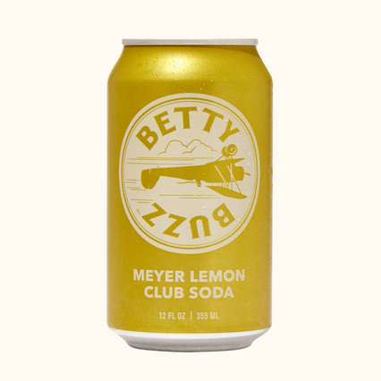 Betty Buzz Meyer Lemon Soda Can