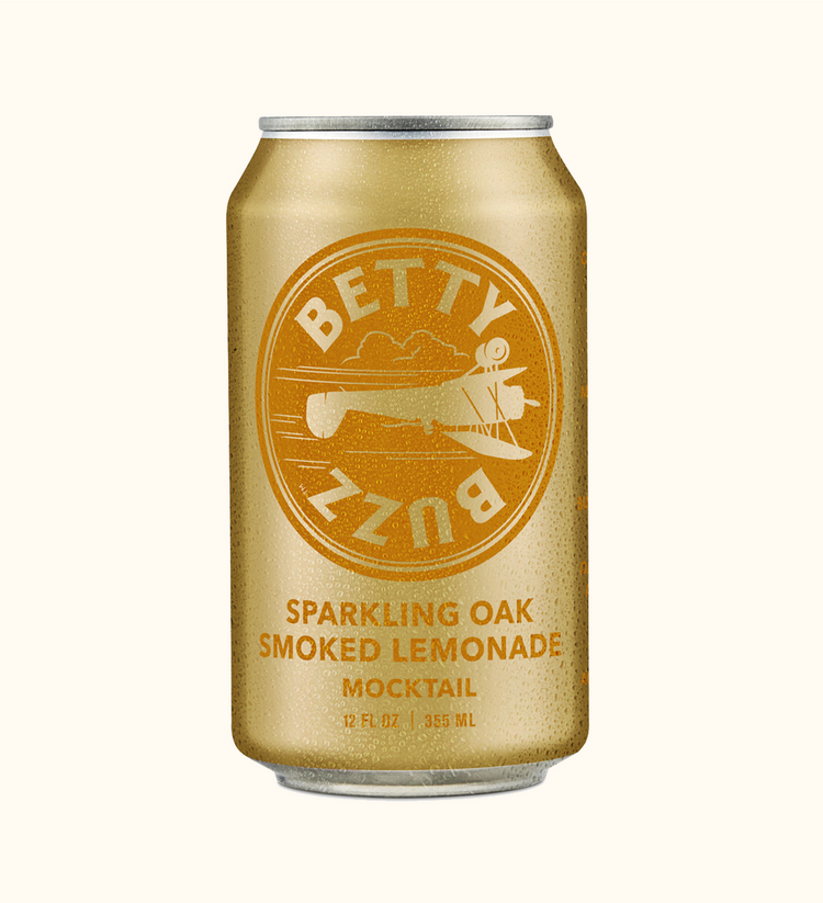 Betty Buzz Oak Smoked Lemonade Can